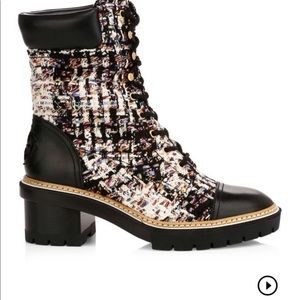Tory Burch multi colored boots